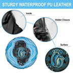 Australia Mother's Day Spare Tire Cover Best Mum Ever Blue Version
