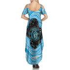 Australia Mother's Day Summer Maxi Dress Best Mum Ever Blue Version