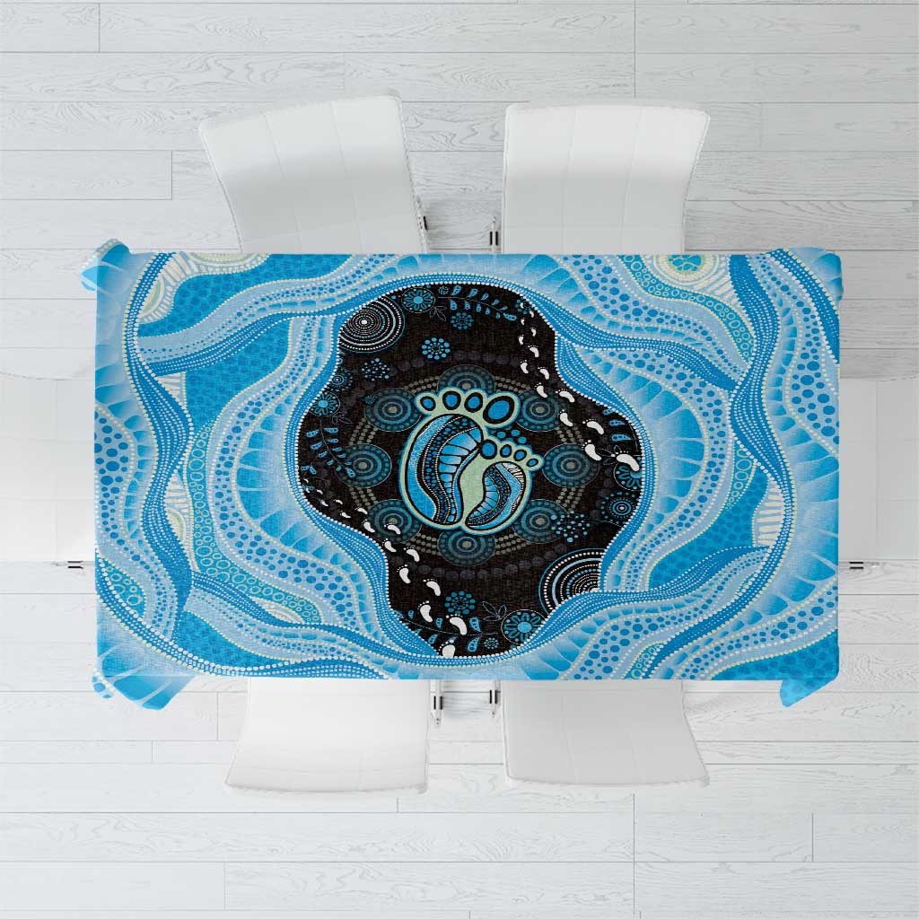 Australia Mother's Day Tablecloth Best Mum Ever Blue Version