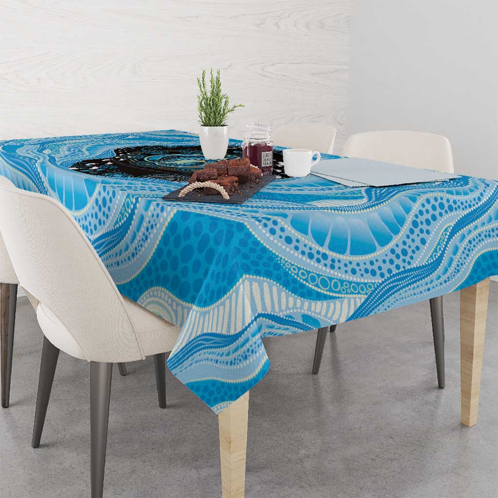 Australia Mother's Day Tablecloth Best Mum Ever Blue Version