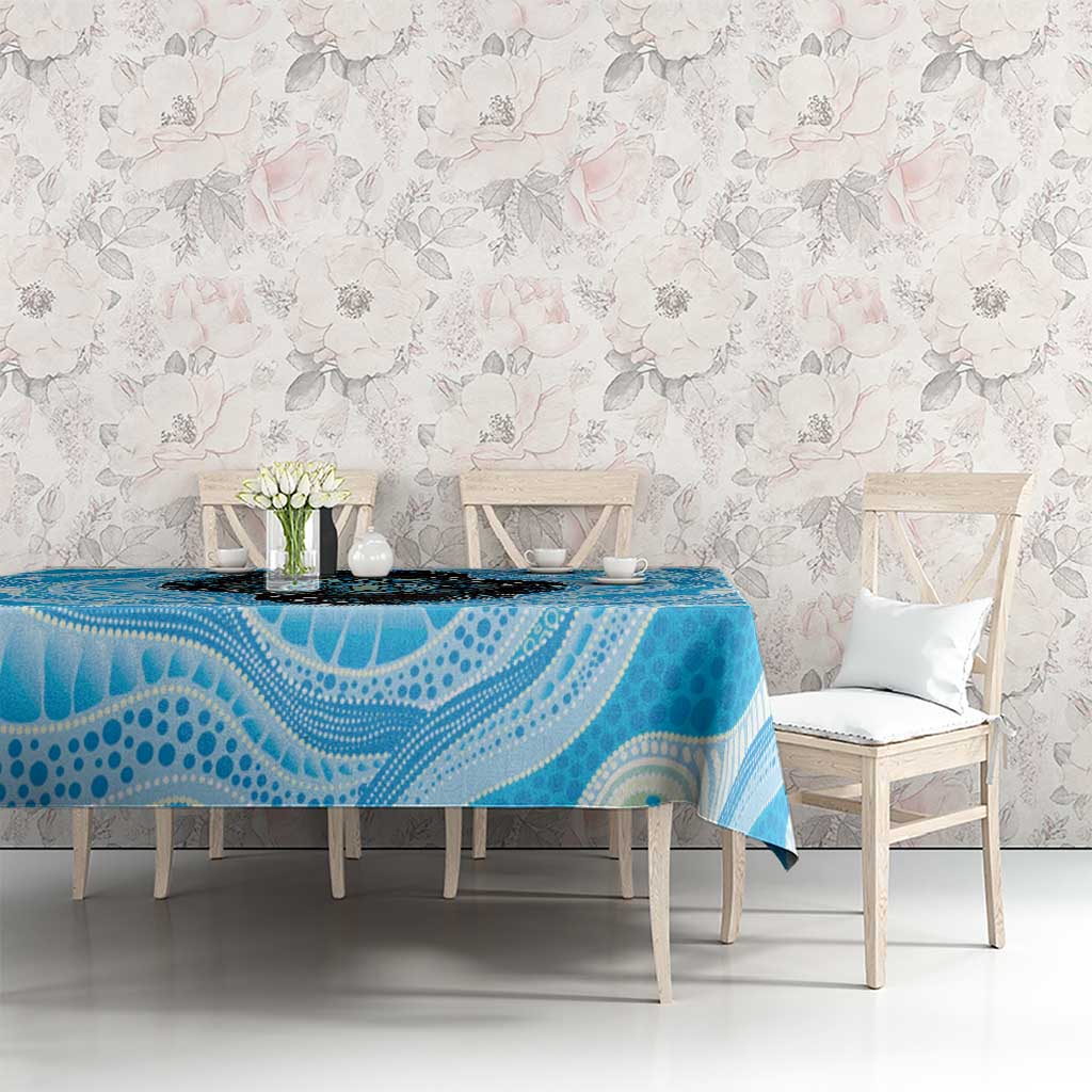 Australia Mother's Day Tablecloth Best Mum Ever Blue Version