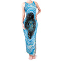 Australia Mother's Day Tank Maxi Dress Best Mum Ever Blue Version