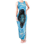 Australia Mother's Day Tank Maxi Dress Best Mum Ever Blue Version