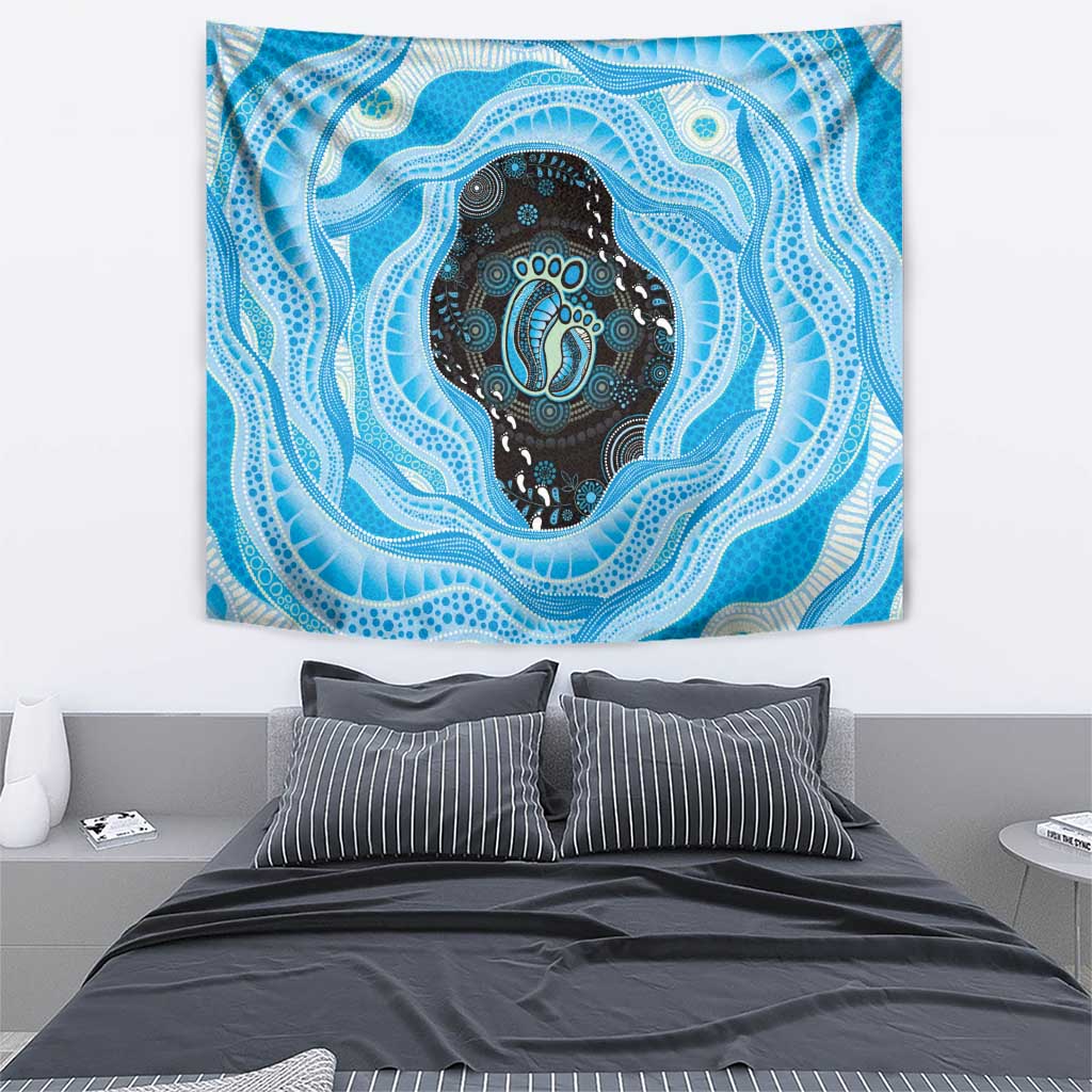 Australia Mother's Day Tapestry Best Mum Ever Blue Version