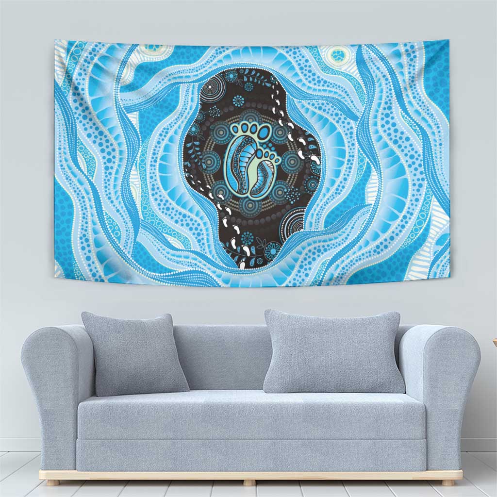 Australia Mother's Day Tapestry Best Mum Ever Blue Version