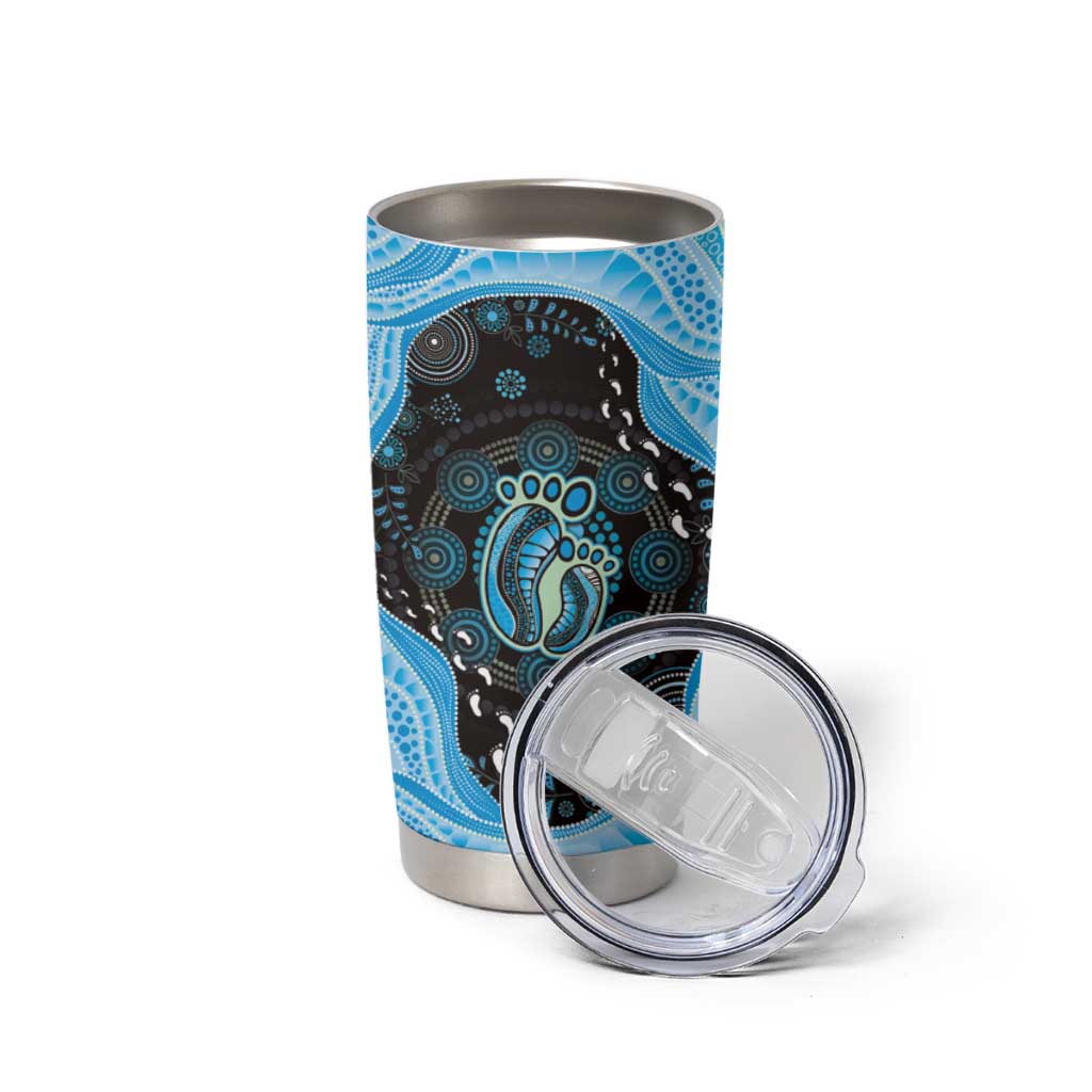 Australia Mother's Day Tumbler Cup Best Mum Ever Blue Version