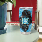 Australia Mother's Day Tumbler Cup Best Mum Ever Blue Version