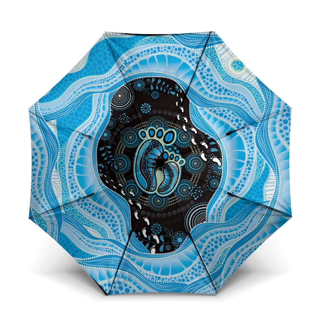 Australia Mother's Day Umbrella Best Mum Ever Blue Version