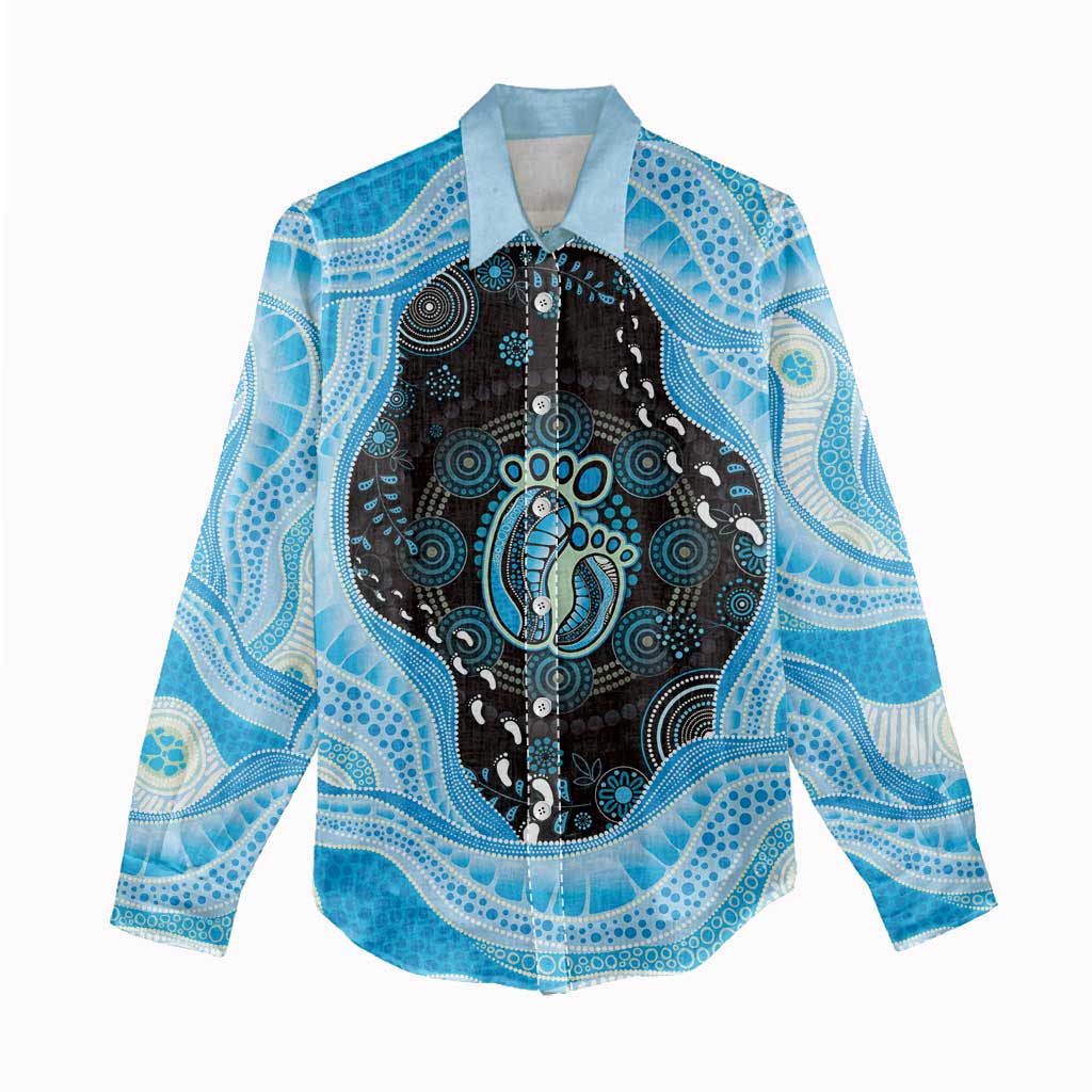 Australia Mother's Day Women Casual Shirt Best Mum Ever Blue Version