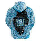 Australia Mother's Day Zip Hoodie Best Mum Ever Blue Version