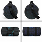 Aotearoa New Zealand Duffle Bag Koru Fern Blue Gradient