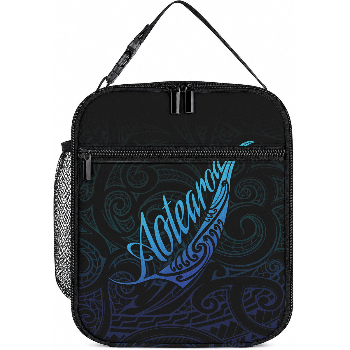 Aotearoa New Zealand Lunch Bag Koru Fern Blue Gradient