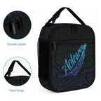Aotearoa New Zealand Lunch Bag Koru Fern Blue Gradient