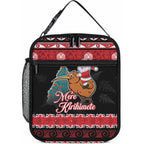 New Zealand Christmas Lunch Bag Funny Santa Riding Kiwi Meri Kirihimete