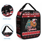 New Zealand Christmas Lunch Bag Funny Santa Riding Kiwi Meri Kirihimete