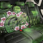 New Zealand Aotearoa Kakapo Back Car Seat Cover Maori Pattern With Manuka Galaxy Style - Aussie Hoodie