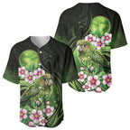New Zealand Aotearoa Kakapo Baseball Jersey Maori Pattern With Manuka Galaxy Style - Aussie Hoodie