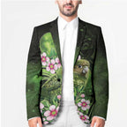 New Zealand Aotearoa Kakapo Blazer Maori Pattern With Manuka Galaxy Style - Aussie Hoodie