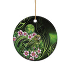 New Zealand Aotearoa Kakapo Ceramic Ornament Maori Pattern With Manuka Galaxy Style - Aussie Hoodie