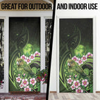 New Zealand Aotearoa Kakapo Door Cover Maori Pattern With Manuka Galaxy Style - Aussie Hoodie