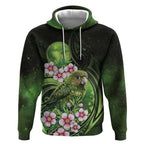 New Zealand Aotearoa Kakapo Hoodie Maori Pattern With Manuka Galaxy Style - Aussie Hoodie