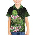 New Zealand Aotearoa Kakapo Kid Hawaiian Shirt Maori Pattern With Manuka Galaxy Style - Aussie Hoodie