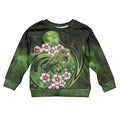 New Zealand Aotearoa Kakapo Kid Ugly Christmas Sweater Maori Pattern With Manuka Galaxy Style - Aussie Hoodie