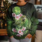 New Zealand Aotearoa Kakapo Kid Ugly Christmas Sweater Maori Pattern With Manuka Galaxy Style - Aussie Hoodie