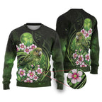 New Zealand Aotearoa Kakapo Ugly Christmas Sweater Maori Pattern With Manuka Galaxy Style - Aussie Hoodie