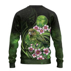 New Zealand Aotearoa Kakapo Ugly Christmas Sweater Maori Pattern With Manuka Galaxy Style - Aussie Hoodie