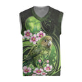 New Zealand Aotearoa Kakapo Christmas Knitted V-Neck Vest Maori Pattern With Manuka Galaxy Style - Aussie Hoodie