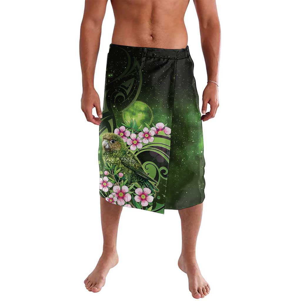 New Zealand Aotearoa Kakapo Lavalava Maori Pattern With Manuka Galaxy Style - Aussie Hoodie