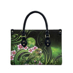 New Zealand Aotearoa Kakapo Leather Bag Maori Pattern With Manuka Galaxy Style - Aussie Hoodie