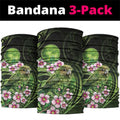 New Zealand Aotearoa Kakapo Neck Gaiter Maori Pattern With Manuka Galaxy Style - Aussie Hoodie