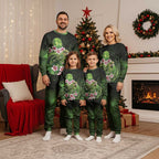 New Zealand Aotearoa Kakapo Christmas Pajama Set Maori Pattern With Manuka Galaxy Style - Aussie Hoodie