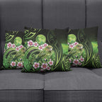New Zealand Aotearoa Kakapo Pillow Cover Maori Pattern With Manuka Galaxy Style - Aussie Hoodie