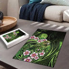 New Zealand Aotearoa Kakapo Puzzle Maori Pattern With Manuka Galaxy Style - Aussie Hoodie