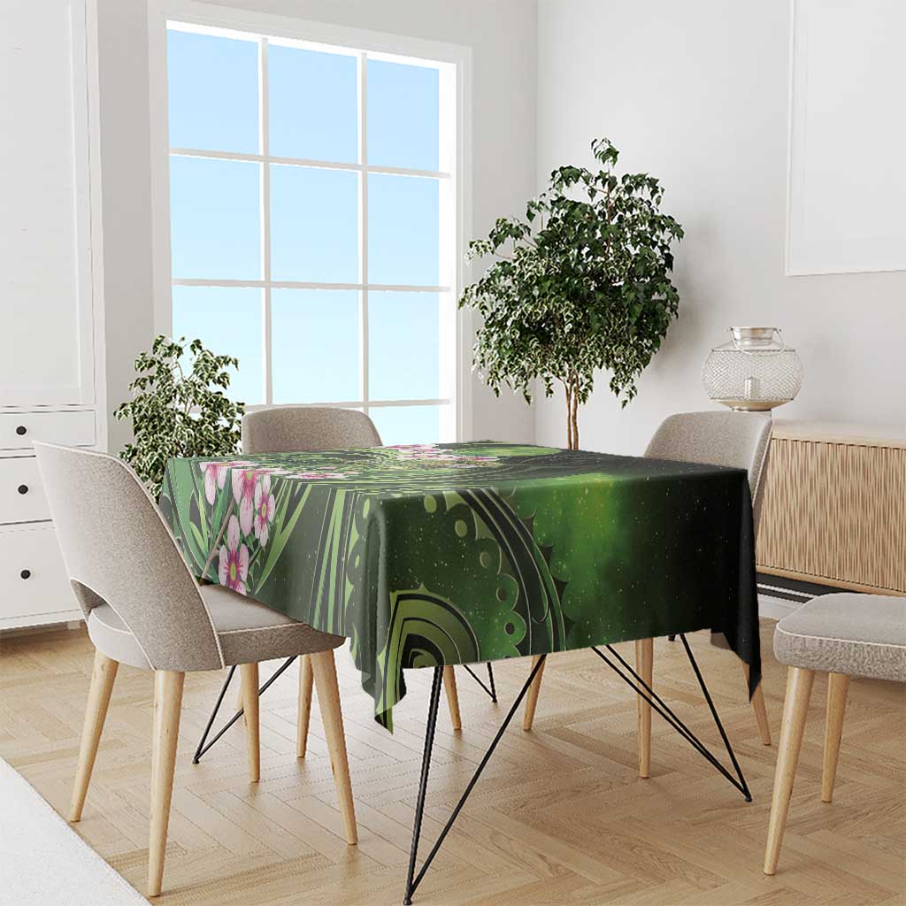 New Zealand Aotearoa Kakapo Tablecloth Maori Pattern With Manuka Galaxy Style - Aussie Hoodie