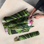 New Zealand Aotearoa Kakapo Umbrella Maori Pattern With Manuka Galaxy Style - Aussie Hoodie