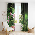New Zealand Aotearoa Kakapo Window Curtain Maori Pattern With Manuka Galaxy Style - Aussie Hoodie
