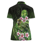 New Zealand Aotearoa Kakapo Women Polo Shirt Maori Pattern With Manuka Galaxy Style - Aussie Hoodie
