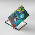 New Zealand Tui Bird Canvas Wall Art Maori Koru With Pohutukawa Galaxy Style - Aussie Hoodie