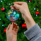 New Zealand Tui Bird Ceramic Ornament Maori Koru With Pohutukawa Galaxy Style - Aussie Hoodie