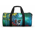 New Zealand Tui Bird Duffle Bag Maori Koru With Pohutukawa Galaxy Style