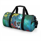 New Zealand Tui Bird Duffle Bag Maori Koru With Pohutukawa Galaxy Style