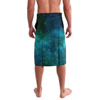 New Zealand Tui Bird Lavalava Maori Koru With Pohutukawa Galaxy Style - Aussie Hoodie