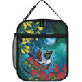 New Zealand Tui Bird Lunch Bag Maori Koru With Pohutukawa Galaxy Style