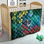 New Zealand Tui Bird Quilt Maori Koru With Pohutukawa Galaxy Style - Aussie Hoodie