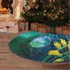 New Zealand Tui Bird Tree Skirt Maori Koru With Pohutukawa Galaxy Style - Aussie Hoodie