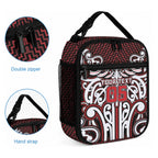Custom Aotearoa Ngapuhi Lunch Bag Maori Tribal Pattern Mix Poutama